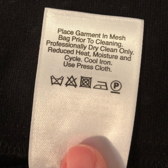 DKNY Black Strapless Cocktail Party Club Dance Mini Dress, Crystal Detail Size 8 - Picture 16 of 16